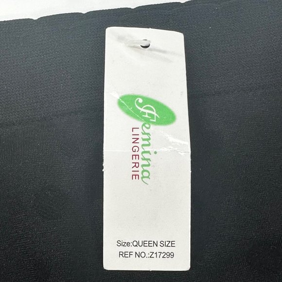 Femina Women's Queen One Size Panty Brief Shaper Black New With Tags - Picture 3 of 9